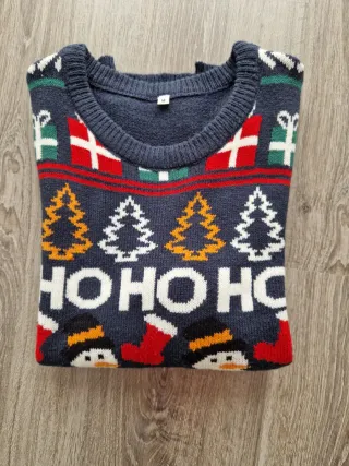 Jersey Navideño HO HO HO Talla S
