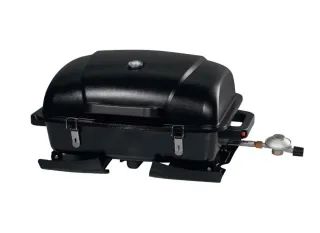 Barbecue portatile nero e argento