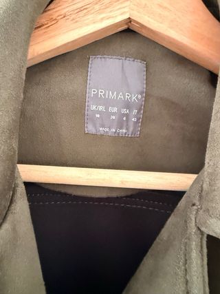 Chaqueta Biker Verde Talla XS