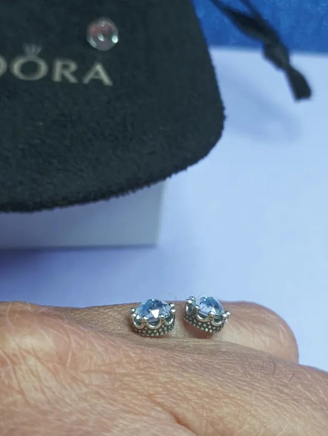 Pendientes Pandora pequeños plata