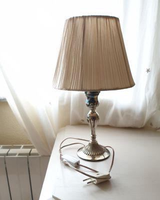 Lampara de alpaca '60 mesilla, Joyería Montecarlo