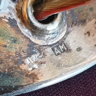 Lampara de alpaca '60 mesilla, Joyería Montecarlo