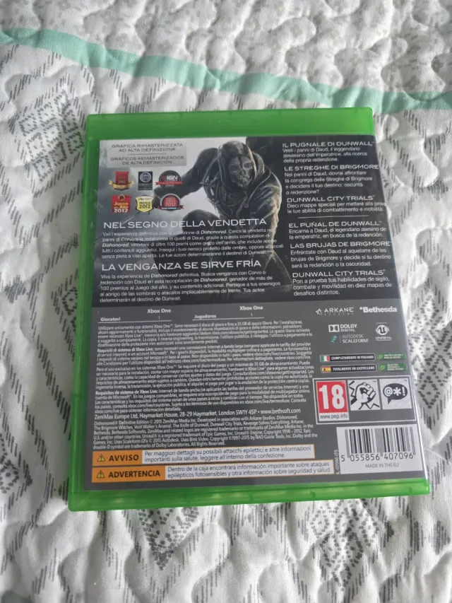 Dishonored Definitive Edition Xbox One