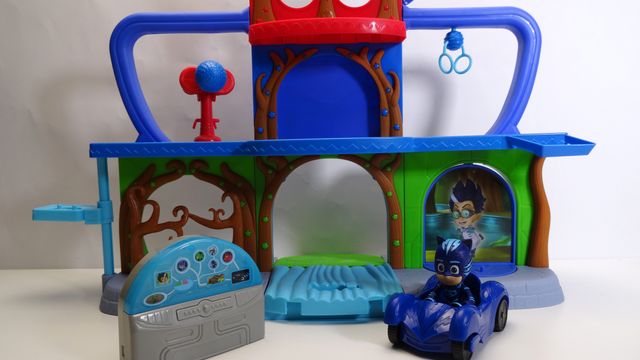 Base secreta PJ Masks + Gatuno y coche Como Nuevo!
