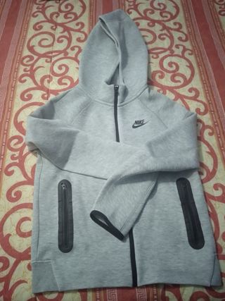 Felpa Nike Tech Bambino/Ragazzo Grigia