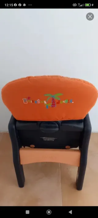 Trona para bebé naranja