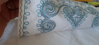 Porta tovaglioli o tovagliette vintage ricamati