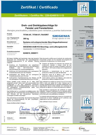 Ventana de una hoja alta gama