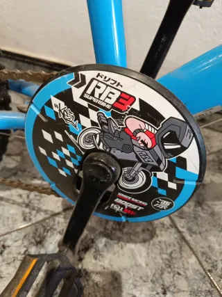 Bicicleta infantil azul