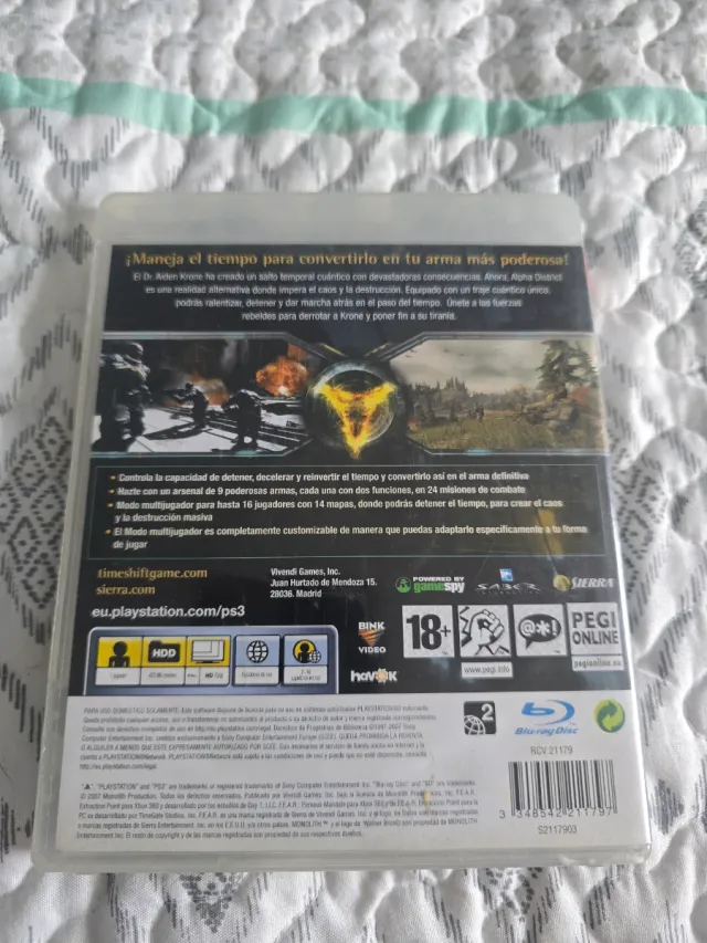 TimeShift PS3 (PlayStation 3) FPS