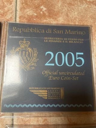 San Marino Euro Divisional Coins+ 5 euro silver