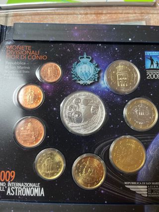 San Marino Euro Divisional Coins+ 5 euro silver