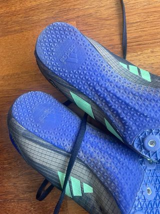 Zapatillas Atletismo Adidas Clavos Negro/Verde