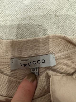 Jersey Trucco beige talla S