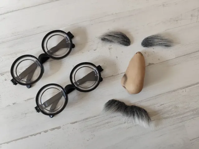 Accesorios Disfraz Científico Loco (2 uds)