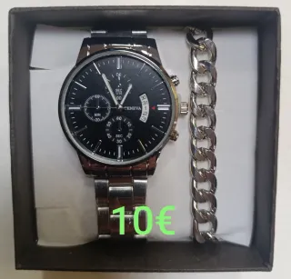 Reloj Geneva con pulsera,