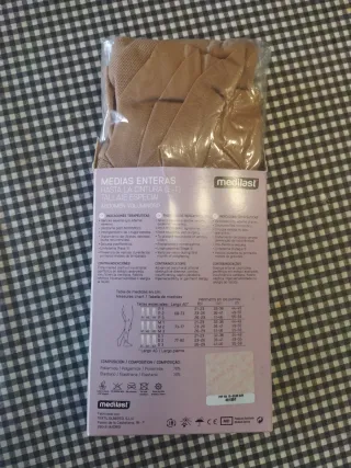 Medias Enteras Compresión Fuerte Medilast