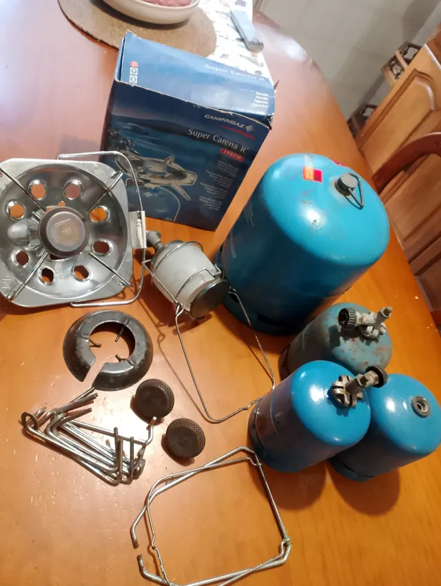 Conjunto Camping Gas y Hornilla