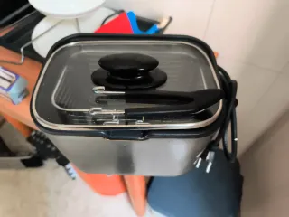 Freidora Pequeña Inoxidable 1 litro