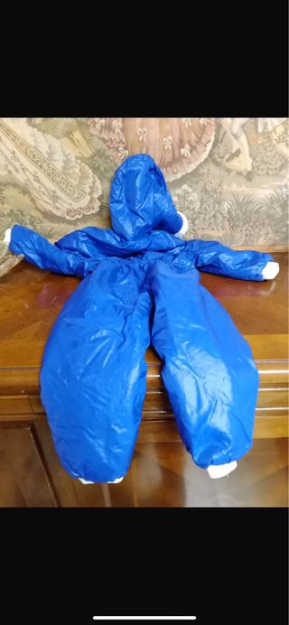 Tutina Neonato Vintage 3 Mesi Blu