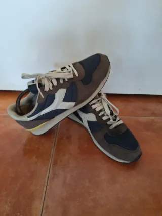 Zapatillas Diadora Azul y Gris