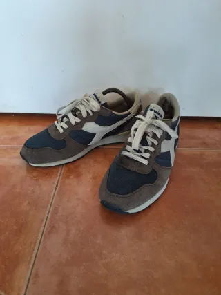 Zapatillas Diadora Azul y Gris