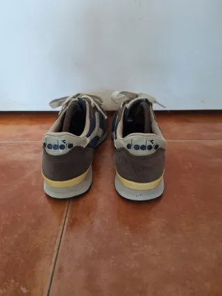 Zapatillas Diadora Azul y Gris