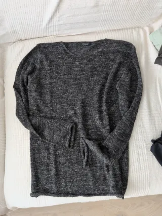 Jersey Zara Hombre Gris Nuevo