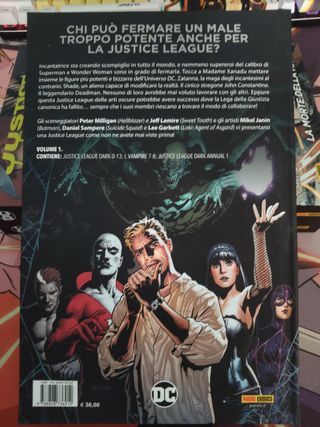 FUMETTO JUSTICE LEAGUE DARK 1-3 COMPLETO PANINI