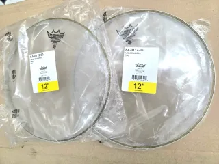 2 Parches Remo caja bordonero Hazy 12" Caja