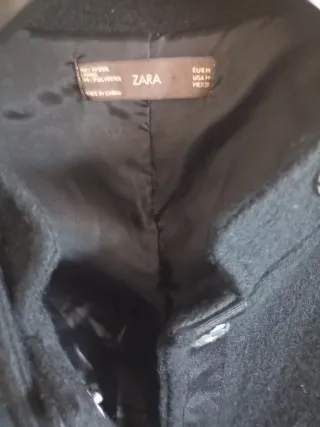 Abrigo Zara Negro Talla M