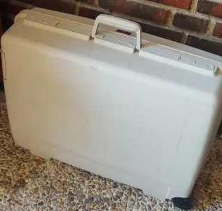 Maleta rígida Delsey beige