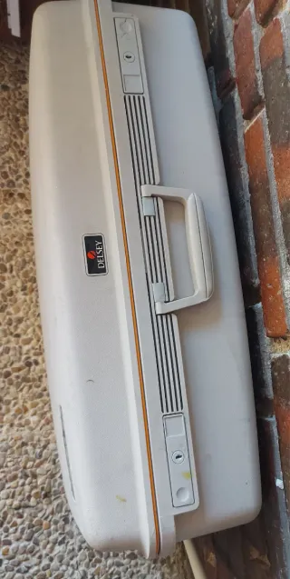 Maleta rígida Delsey beige