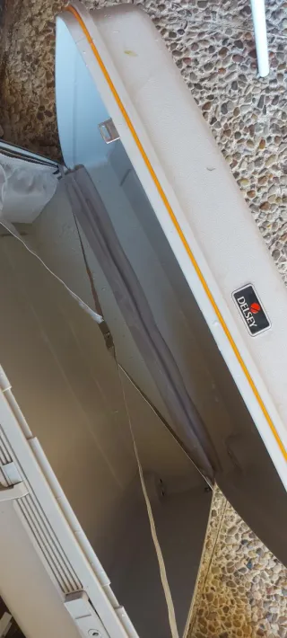 Maleta rígida Delsey beige