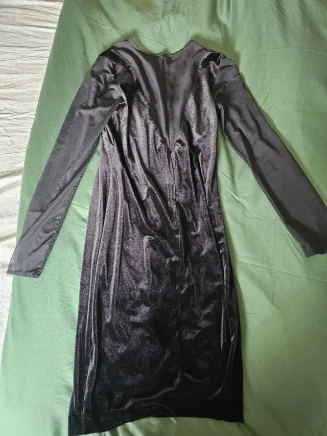 Vestido negro manga larga talla L como NUEVO