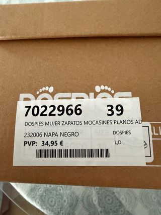 Zapatos negros mujer nuevos