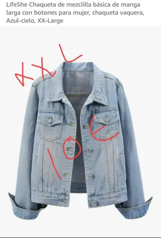 Chaqueta Cortavientos Hombre Talla XXL