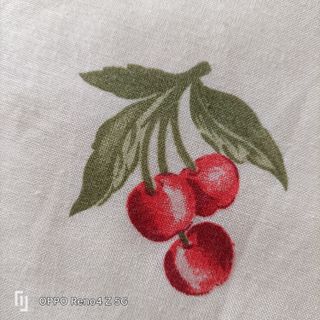 Cortinas de cocina con estampado frutal