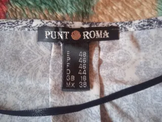 Blusa estampada manga larga