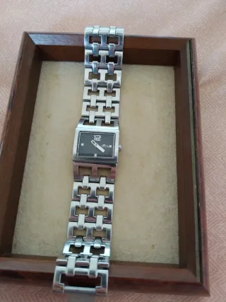 Reloj Lotus Plata y Negro