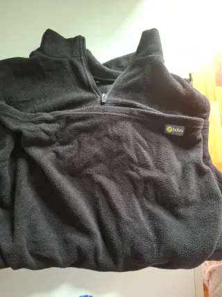 Abrigo Porteo Polar Boba Talla L Negro