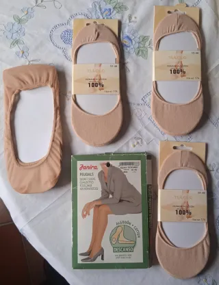 Lote 5 calcetines salvapies T. 35-40