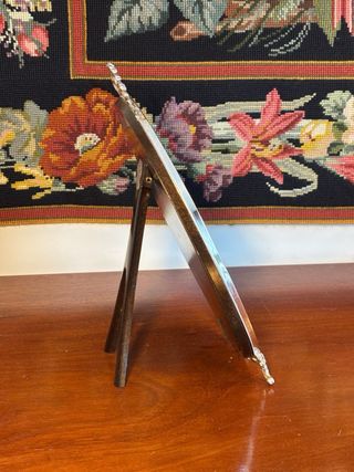 Specchio da trucco in argento