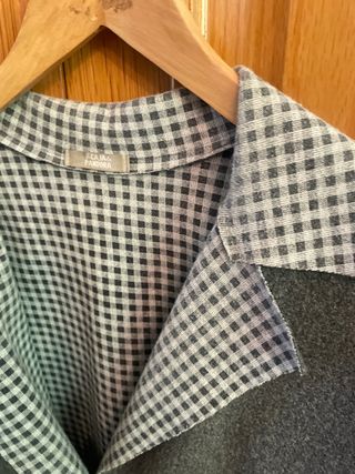 Chaqueta/abrigo gris paño fino