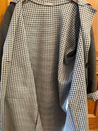 Chaqueta/abrigo gris paño fino