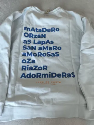 Sudadera La Coruña azul. De Cero da Costa