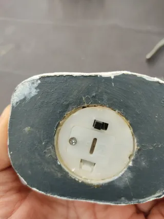 Escena navideña de zuecos