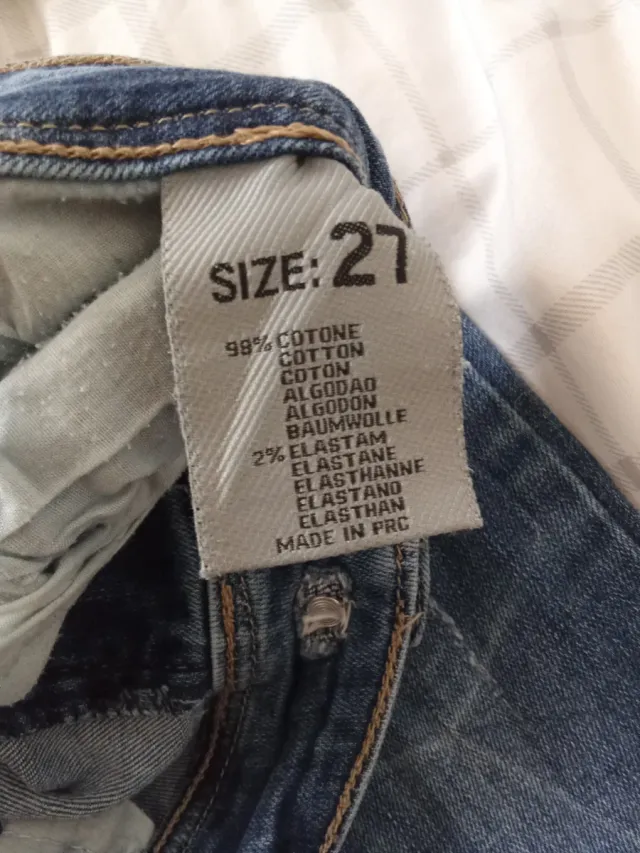 Pantalón vaquero mujer azul