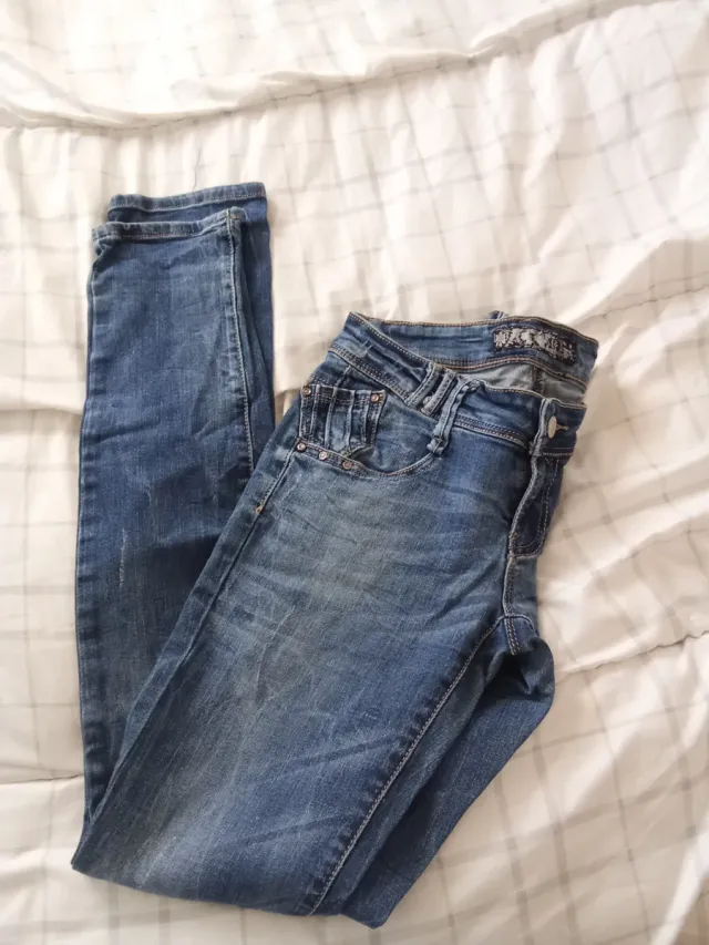 Pantalón vaquero mujer azul