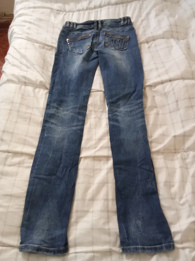 Pantalón vaquero mujer azul